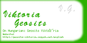 viktoria geosits business card